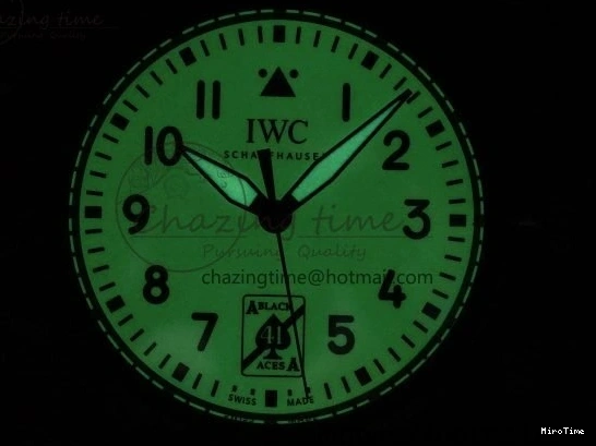 MIROTIME 0129 Pilot Black Ace BLSF 1:1 Best Edition White Lume Dial on Black Nylon Strap MIYOTA OnTrend 7021